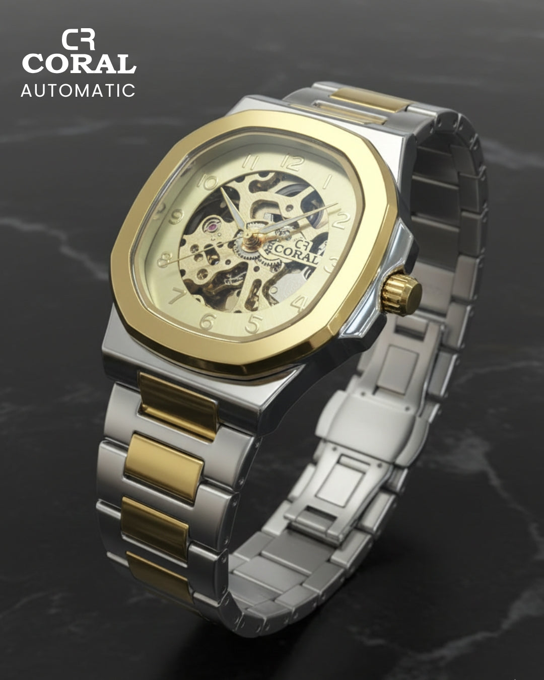 CORAL - Automatic Stainless Steel Premium Watch