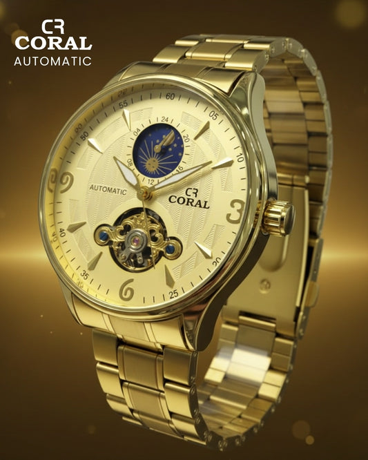 CORAL - Automatic Stainless Steel Premium Watch