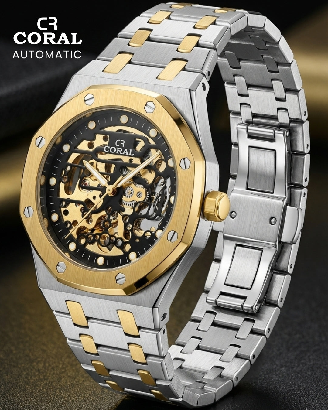 CORAL - Automatic Stainless Steel Premium Watch