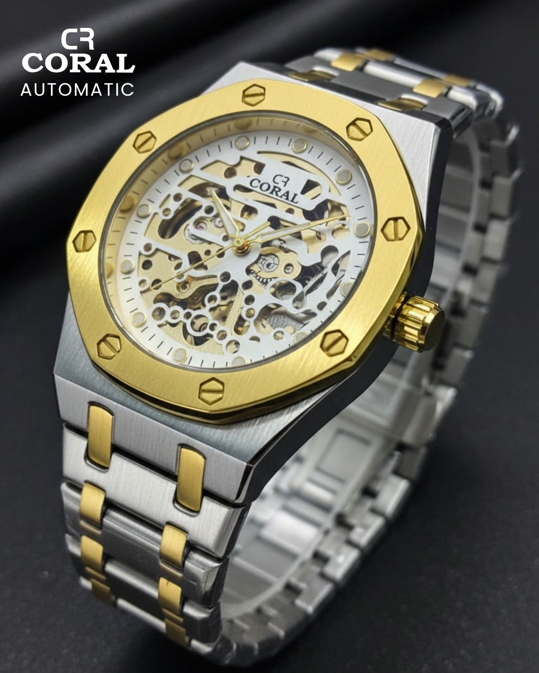 CORAL - Automatic Stainless Steel Premium Watch