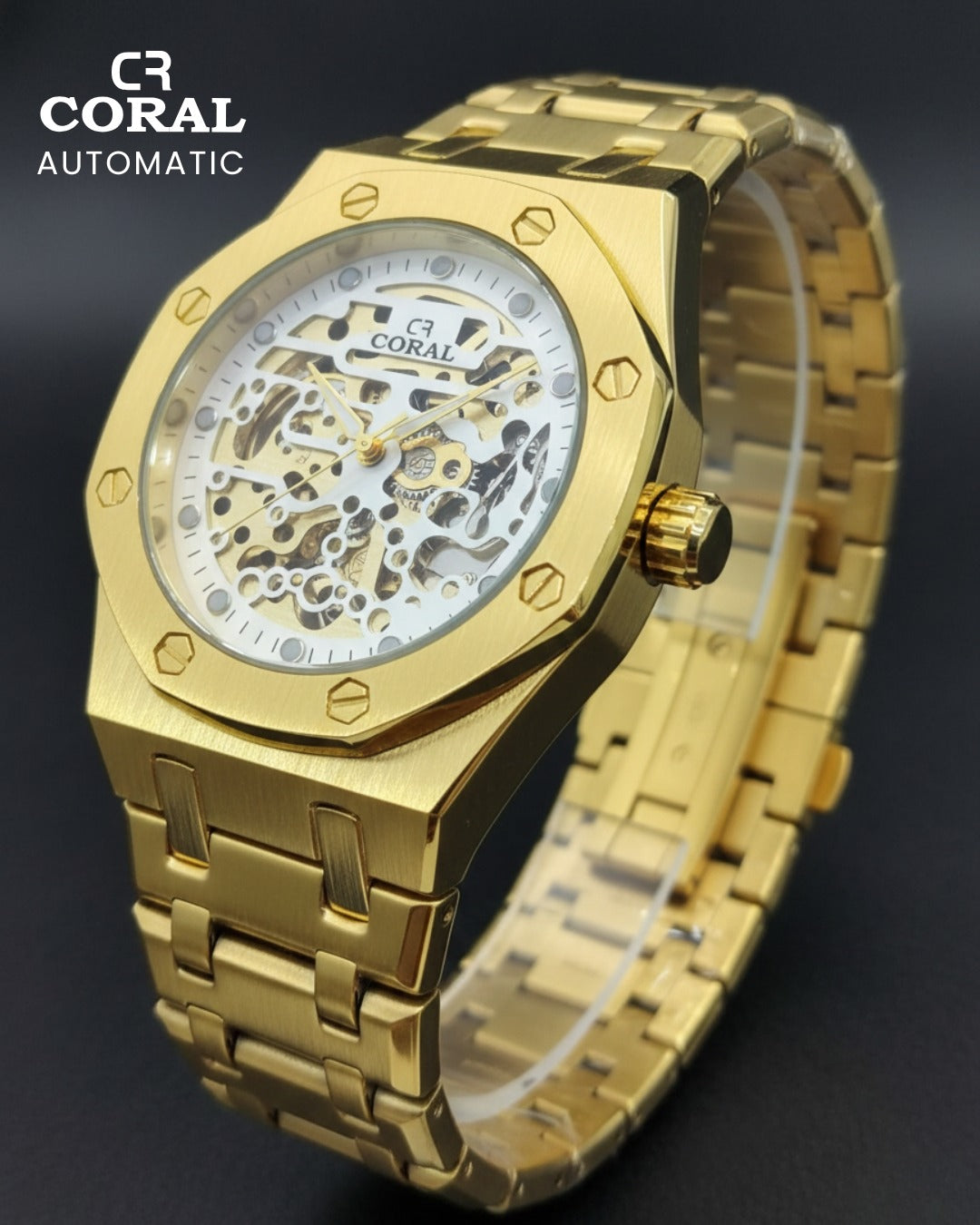 CORAL - Automatic Stainless Steel Premium Watch