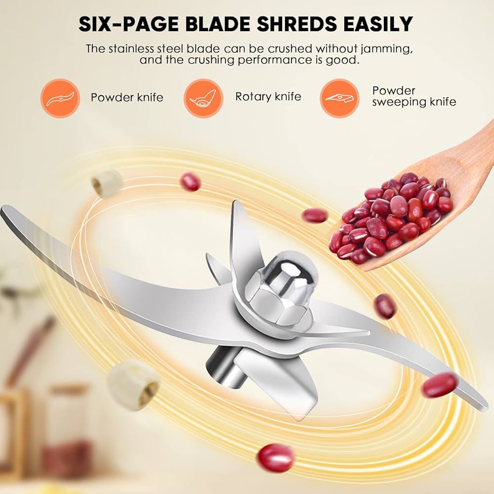 Slivers Criest Professional Electric Spice & Grain Grinder - High-Speed Stainless Steel Mill for Coffee, Nuts, and Herbs (Model SC-150G)