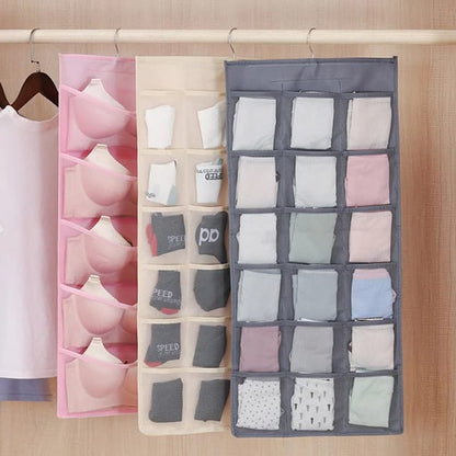 Closet Hanging Bra Organizer with Rotating Metal Hanger