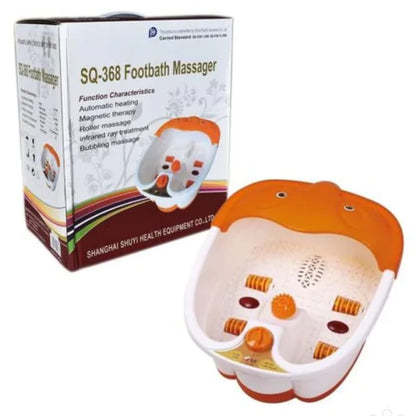 Electric Foot Spa Pedicure Massager | Heated Bath, Massage Rollers, Vibration
