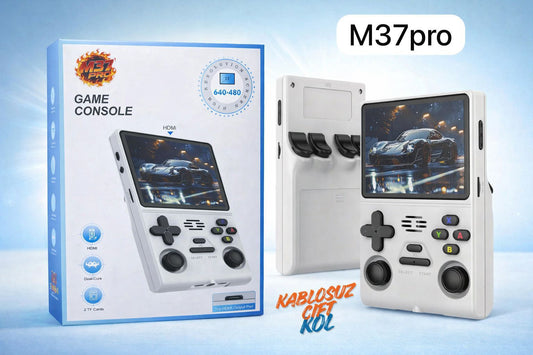 M37pro Retro Handheld Game Console - 3.5" High Resolution 640x480 Display with HDMI Output