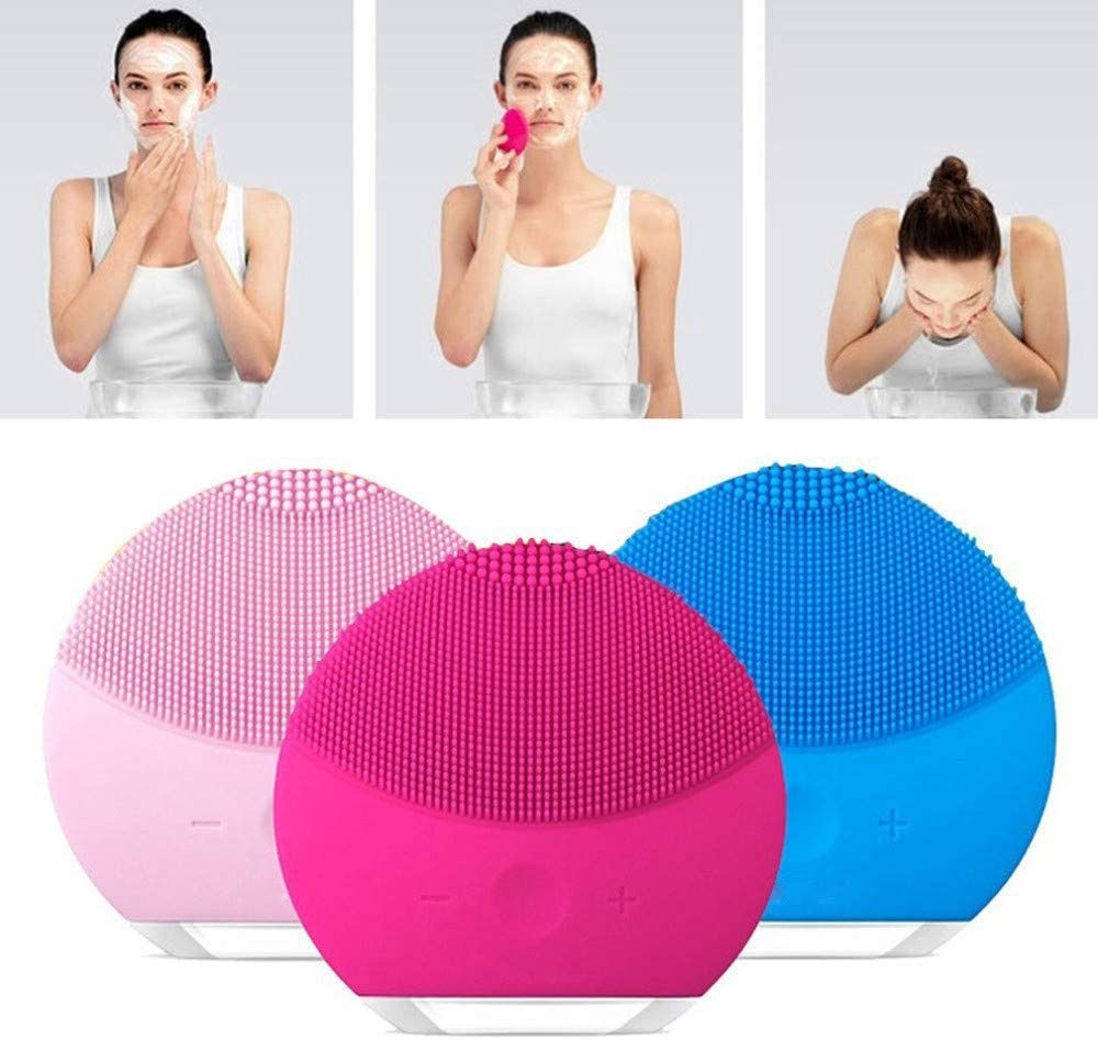 FOREO LUNA mini 2 Sonic Facial Cleansing Brush & Anti-Aging Massager - Ultra-Hygienic Silicone Face Cleanser