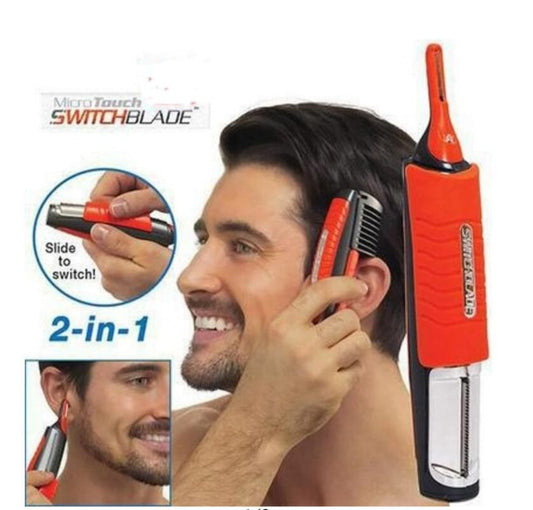 MicroTouch Switchblade 2-in-1 All-In-One Personal Groomer & Hair Trimmer
