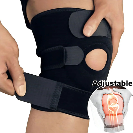 Open-Patella Adjustable Knee Brace for Arthritis, Joint Pain Relief & Injury Recovery