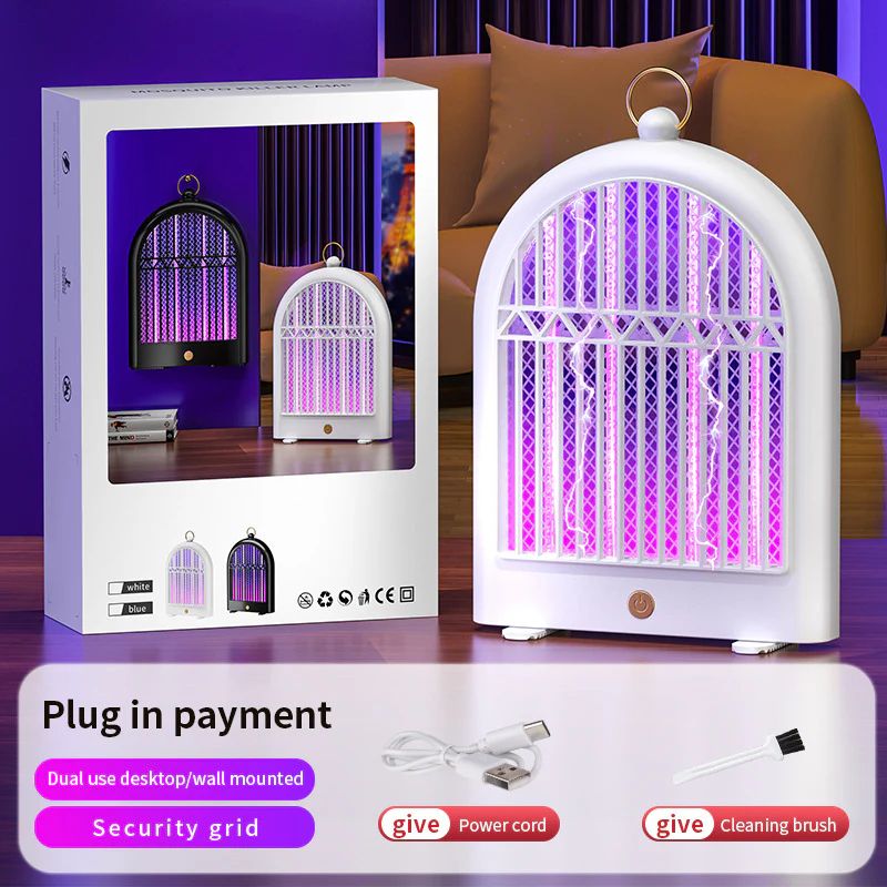 Premium Electric Indoor Bug Zapper & UV Mosquito Killer Lamp - USB Powered Fly Trap