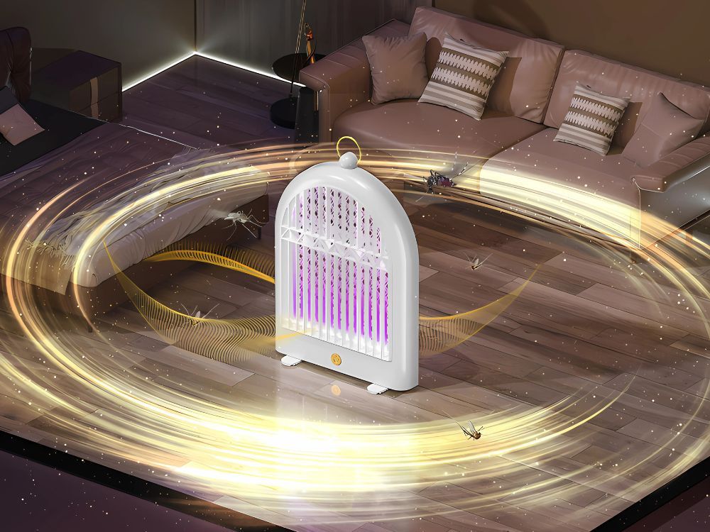 Premium Electric Indoor Bug Zapper & UV Mosquito Killer Lamp - USB Powered Fly Trap
