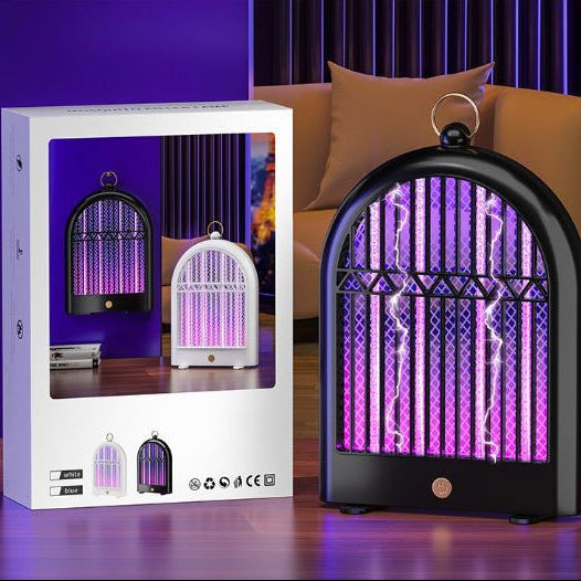 Premium Electric Indoor Bug Zapper & UV Mosquito Killer Lamp - USB Powered Fly Trap