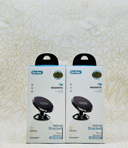 حامل مغناطيسي للسيارة Go-Des GD-HD639 مع دوران 360 درجة للوحة قيادة السيارة