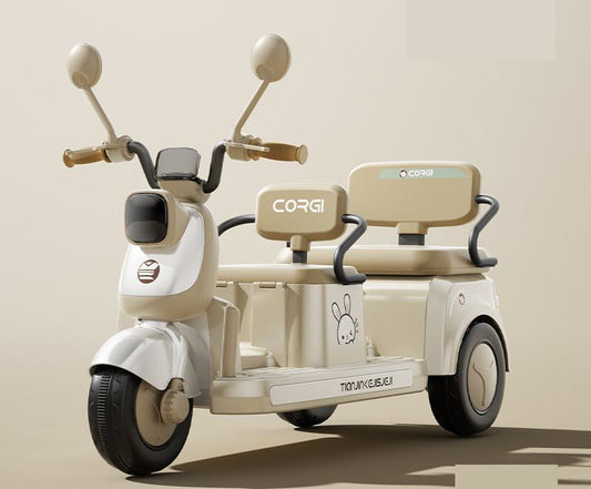 Bunny Trail Express 12V Dual-Seater Kids' Electric Scooter