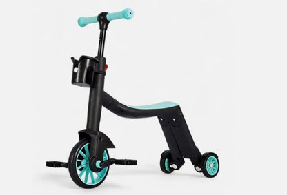 3-in-1 Convertible Kids Scooter, Tricycle, and Balance Bike with Adjustable Height