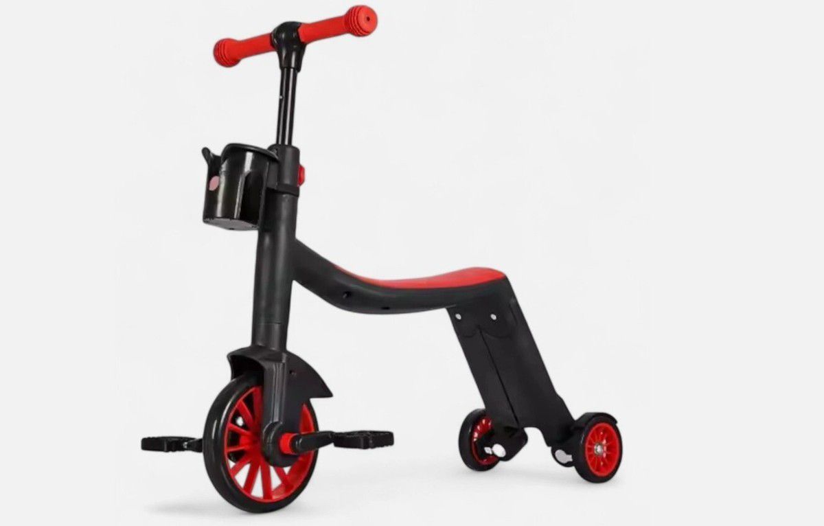 3-in-1 Convertible Kids Scooter, Tricycle, and Balance Bike with Adjustable Height
