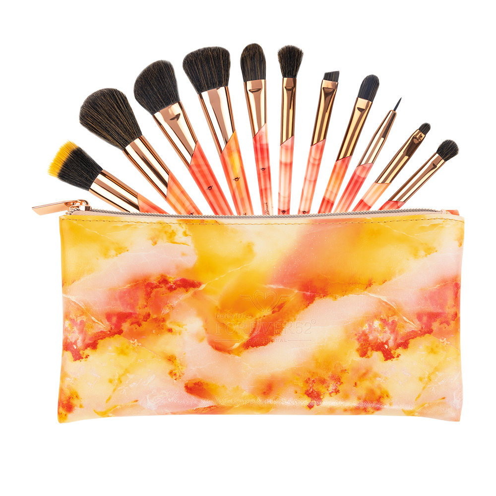 Professional Artist Coral 11 Pieces Brush Set - XZ011-KYAMSTORE
