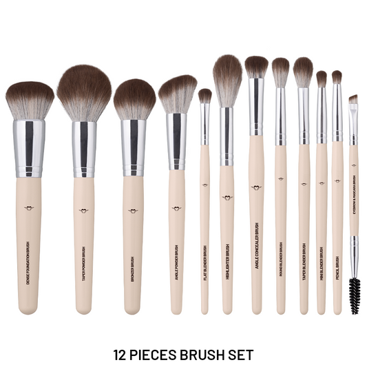 Face Selection 12 Pieces Brush Set - XZ017-KYAMSTORE