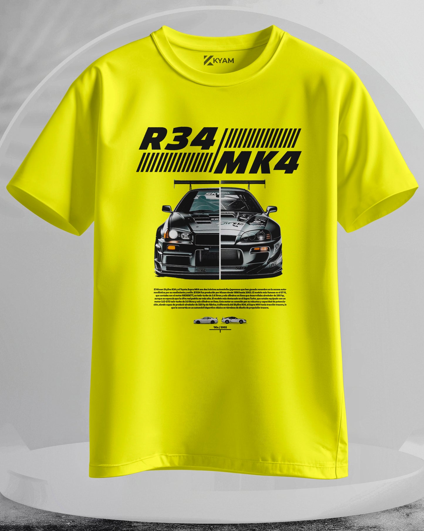 Nissan Skyline R34 | Toyota Supra MK4 - Men Stylish Printed T-Shirts – (Regular)