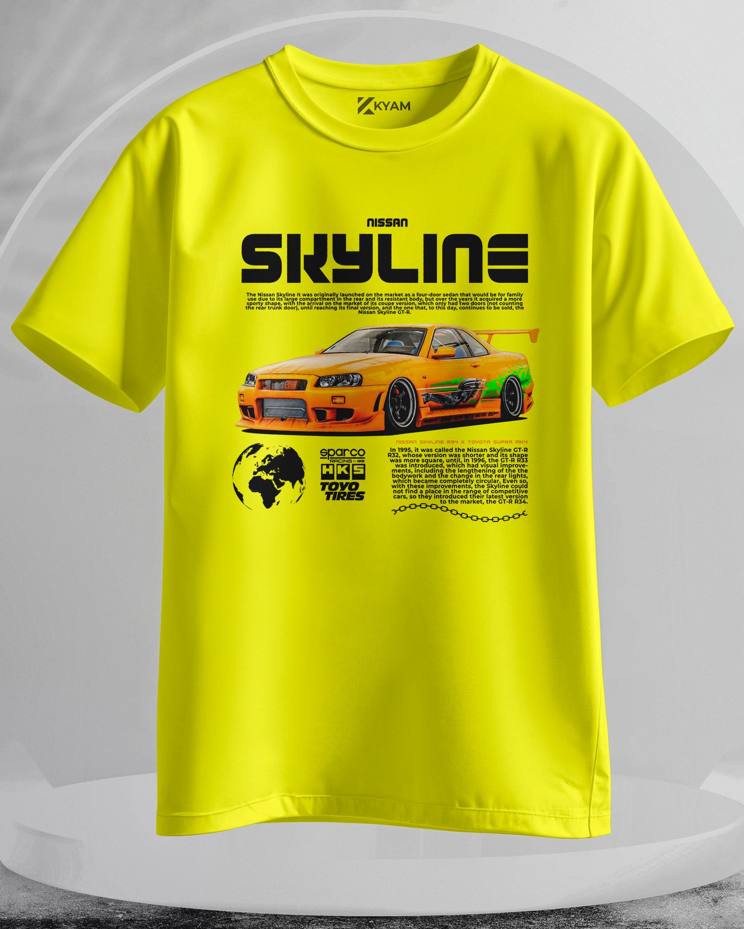 Nissan SKYLINE - Men Stylish Printed T-Shirts – (Regular)