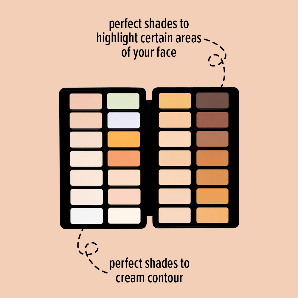 Camouflage 28 Color Concealer Palette - ZHP001-KYAMSTORE