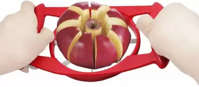 Z Top Apple Cutter Manual Fruit Slicer With Handle For Kitchen Pack-KYAMSTORE