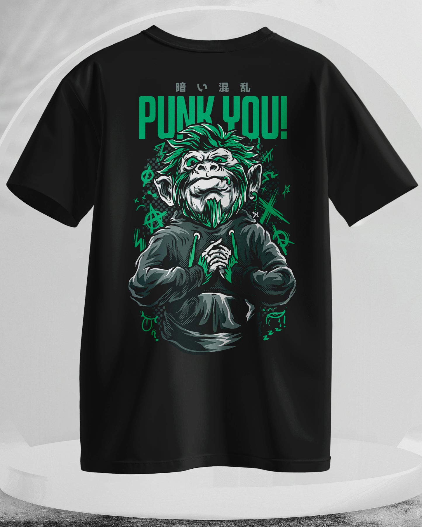 PUNK YOU! - Men Stylish Back Printed T-Shirts – (Regular)