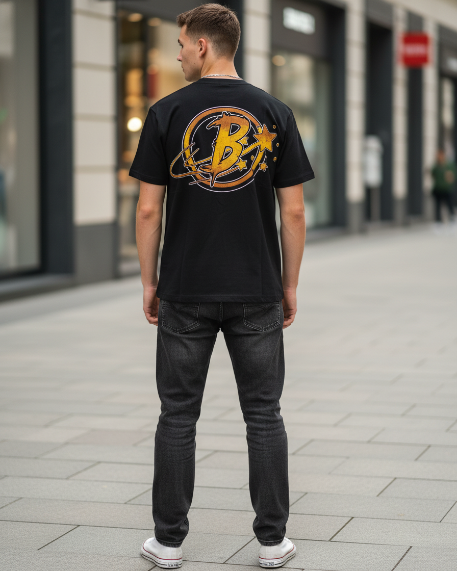 Stylish Custom Printed T-Shirt - Bold Graphic Streetwear Tee