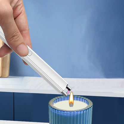 ولاعة شموع إلكترونية مقاومة للرياح ولاعة بدون لهب قابلة لإعادة الشحن عبر USB