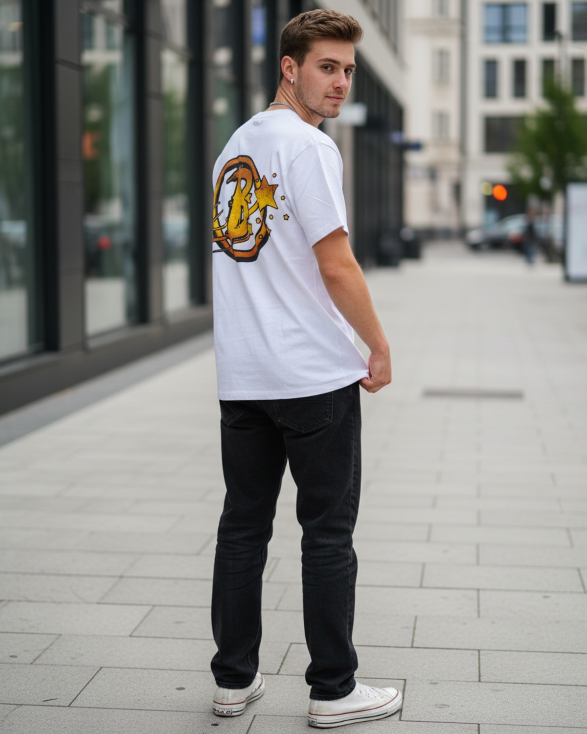 Stylish Custom Printed T-Shirt - Bold Graphic Cotton Tee