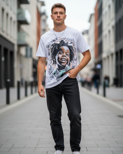Stylish Custom Printed T-Shirt - Bold Graphic Brand Tee