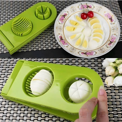 Zenex store EasySlice and Eggs our 2 in 1 Egg Cutter and Chopper Perfect Salads, Sandwiches Egg Slicer  (1 Egg Slicer .)-KYAMSTORE