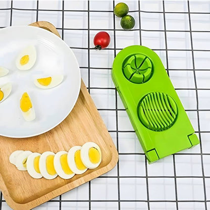 Zenex store EasySlice and Eggs our 2 in 1 Egg Cutter and Chopper Perfect Salads, Sandwiches Egg Slicer  (1 Egg Slicer .)-KYAMSTORE