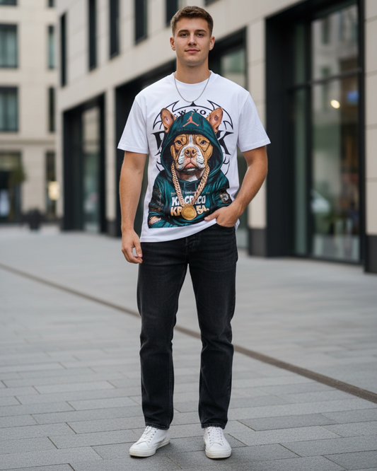 Stylish Custom Printed T-Shirt - Bold Graphic Cotton Tee