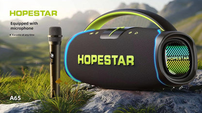 HOPESTAR A65 300W Portable Wireless Bluetooth Party Speaker with Microphone & 65W Fast Charge