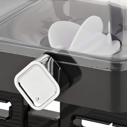 Double Cereal Dispenser - Premium Countertop Dry Food Storage & Snack Dispenser with Portion Control