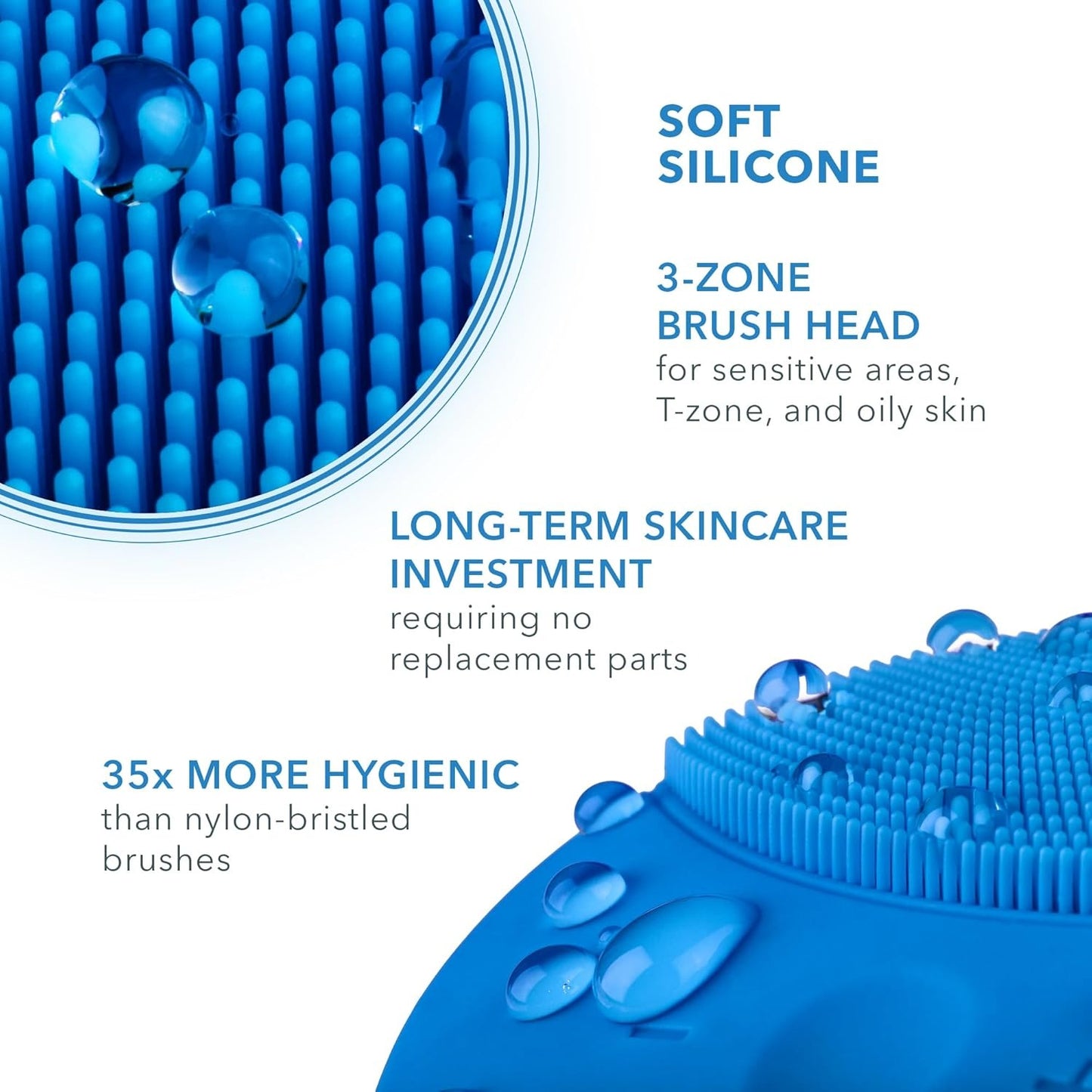 FOREO LUNA mini 2 Sonic Facial Cleansing Brush & Anti-Aging Massager - Ultra-Hygienic Silicone Face Cleanser