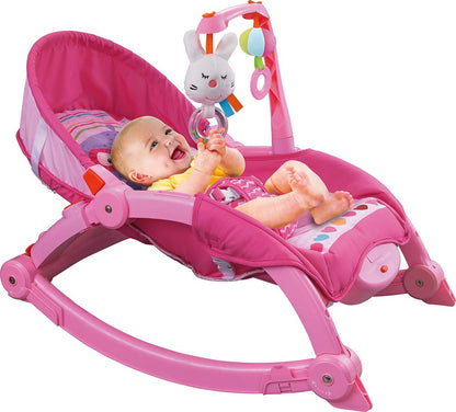 3-in-1 Infant to Toddler Rocker and Bouncer with Vibrations