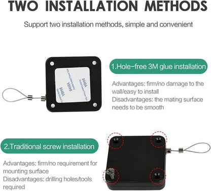 Punch-Free Multifunctional Automatic Door Closer for Residential & Commercial Use