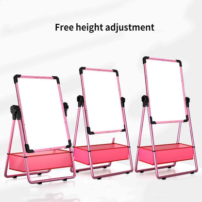 Adjustable Kids Art Easel - Double-Sided Magnetic Whiteboard & Erasable Chalkboard with Storage Tray