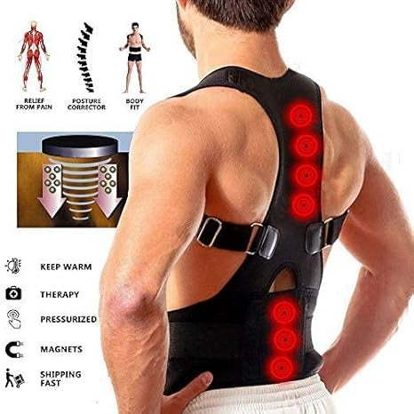 Real Doctor Posture Corrector & Magnetic Back Support Belt