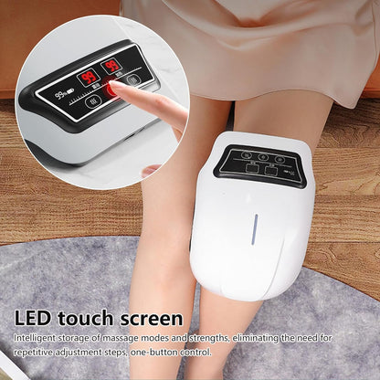 Premium Intelligent Cordless Knee Massager with Heat Therapy, Air Compression & Vibration for Joint Pain Relief