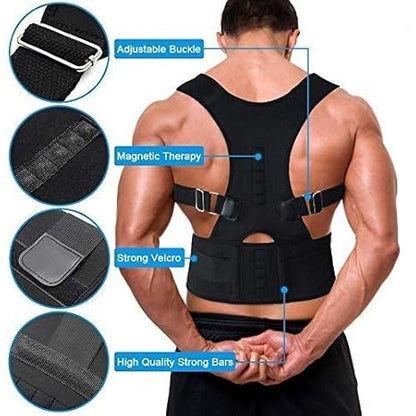 Real Doctor Posture Corrector & Magnetic Back Support Belt