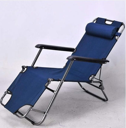 Outdoor Zero Gravity Folding Lounge Chair for Patio and Camping - Blue