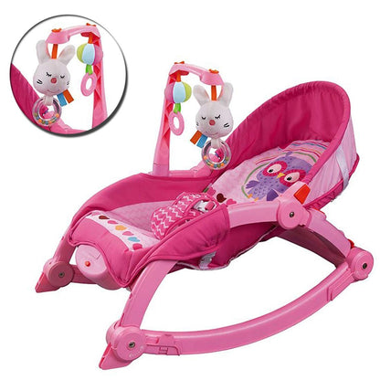 3-in-1 Infant to Toddler Rocker and Bouncer with Vibrations