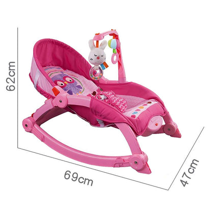 3-in-1 Infant to Toddler Rocker and Bouncer with Vibrations