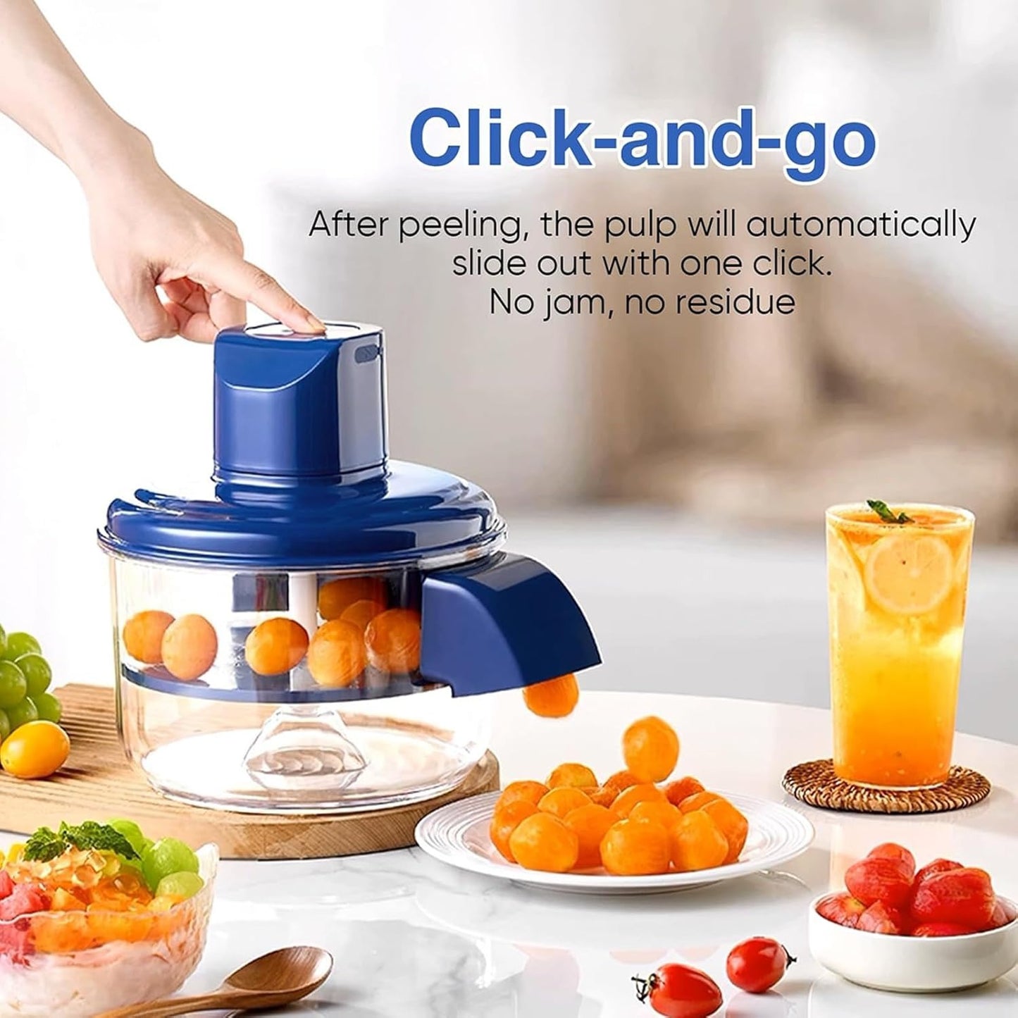 Automatic Electric Grape Peeler & Small Fruit Skin Remover