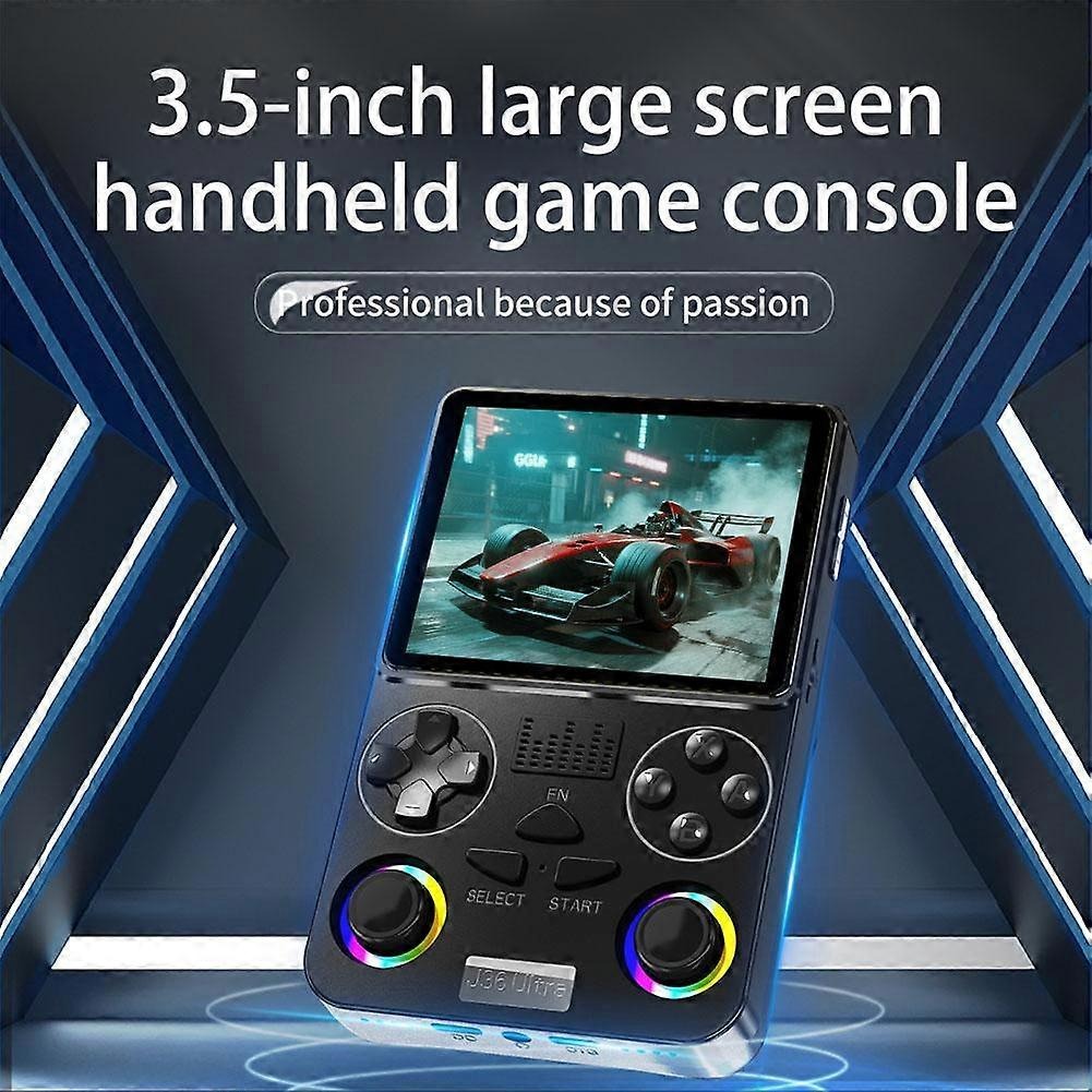 J36 Ultra Retro Handheld Game Console - 3.5-Inch Screen, 20,000 Built-in Games, Wi-Fi Multiplayer & 3000mAh Battery