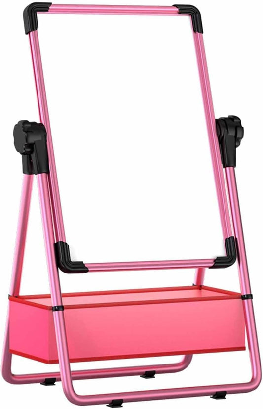Adjustable Kids Art Easel - Double-Sided Magnetic Whiteboard & Erasable Chalkboard with Storage Tray