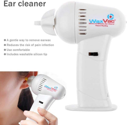 WaxVac Gentle Electric Ear Wax Removal Vacuum & Cleaner Kit
