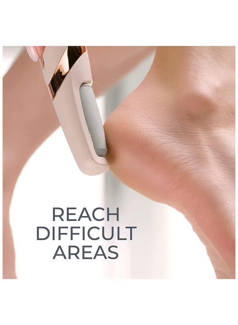 Professional Electric Callus Remover & Foot File - Rechargeable Pedicure Tool with LED Light